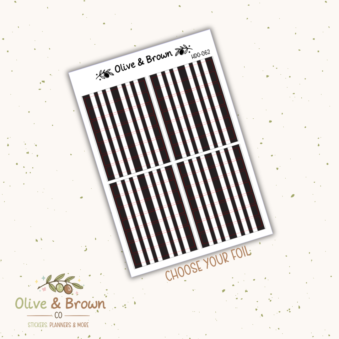 Header Overlay Sticker Sheet II HDO-062