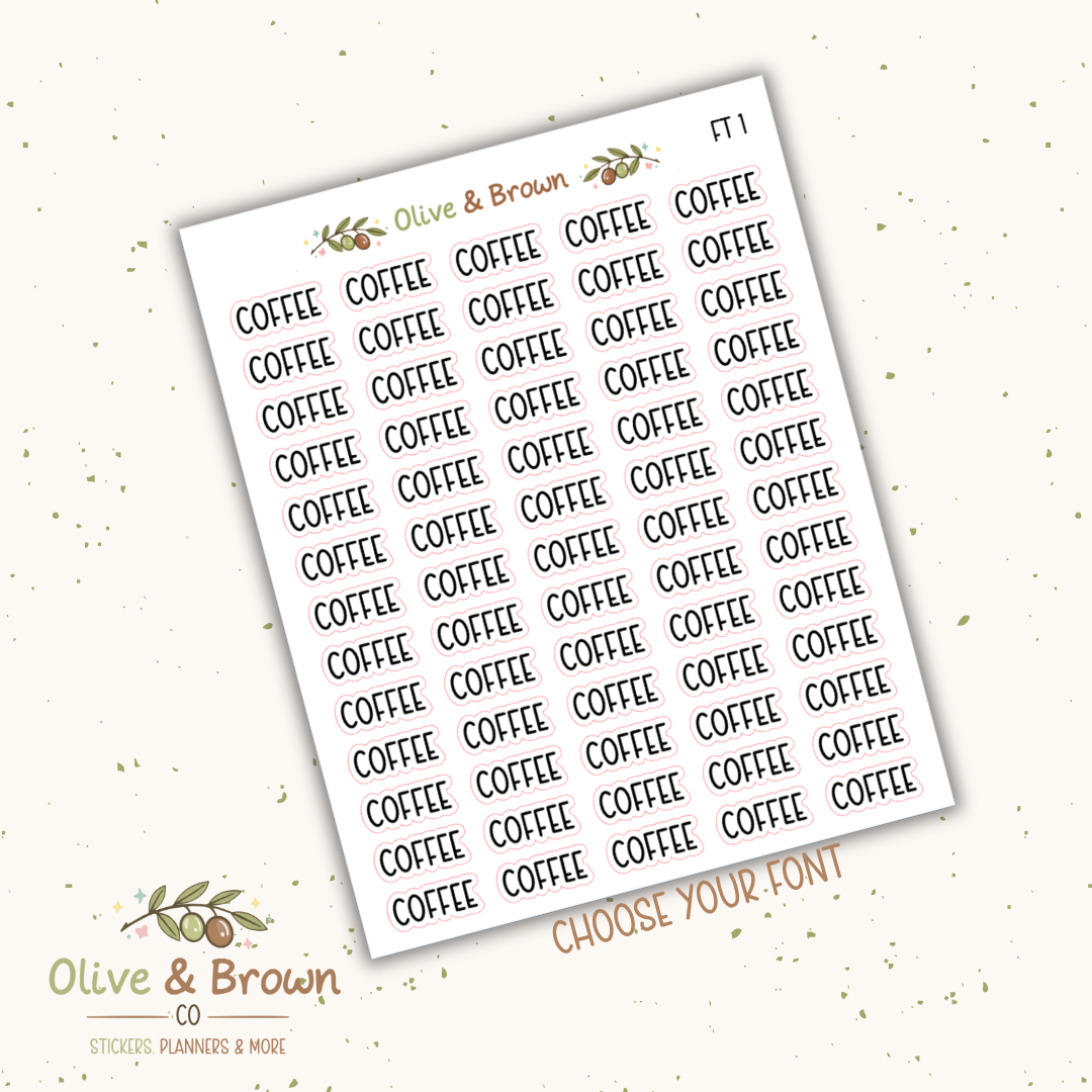 Coffee II Script Sheet