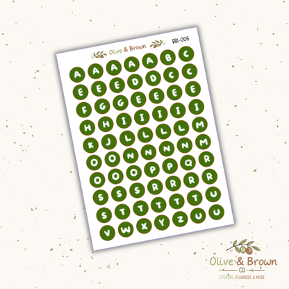 Bubble Letter Sheets II V1