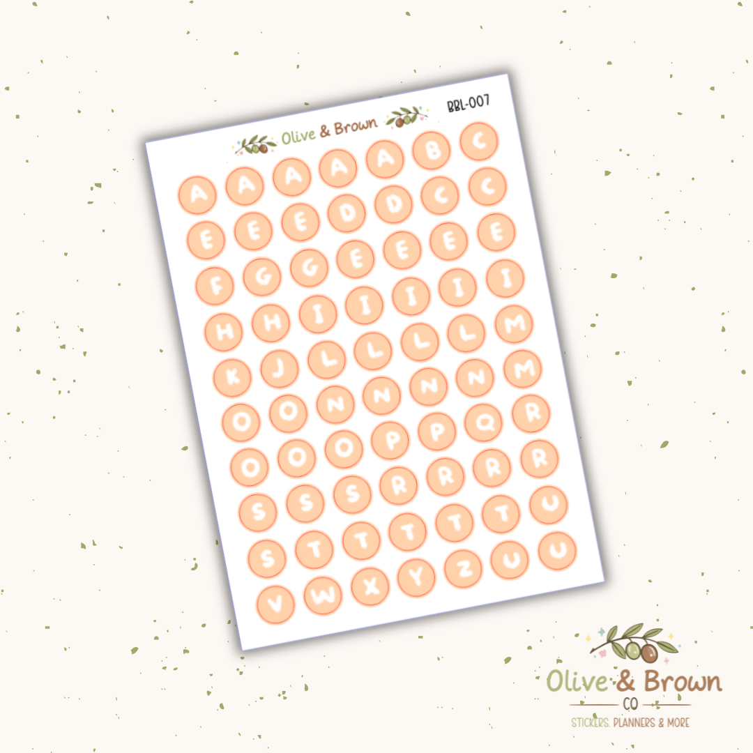 Bubble Letter Sheets II V1