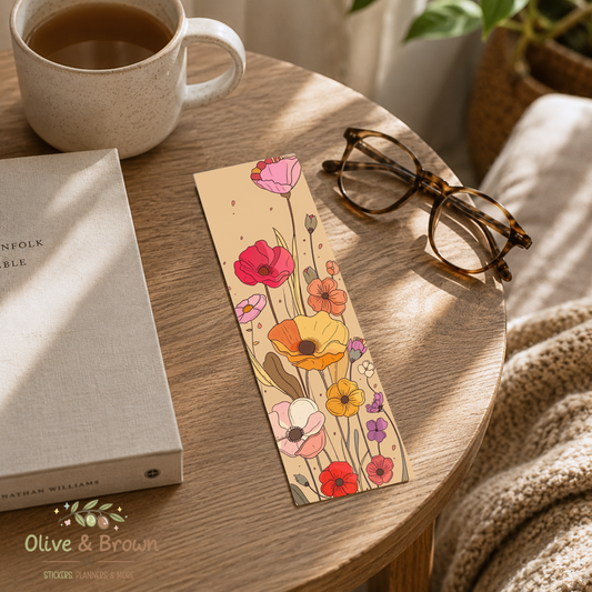 Sketch Floral V4 II Bookmark