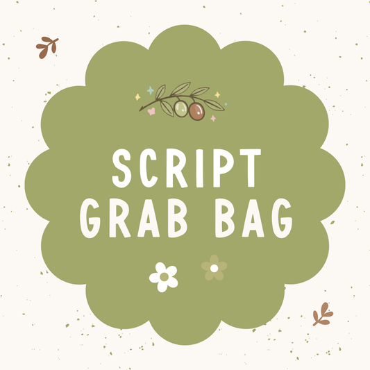 Script | Surprise Sticker Sheets 🎀💚 II Grab Bag