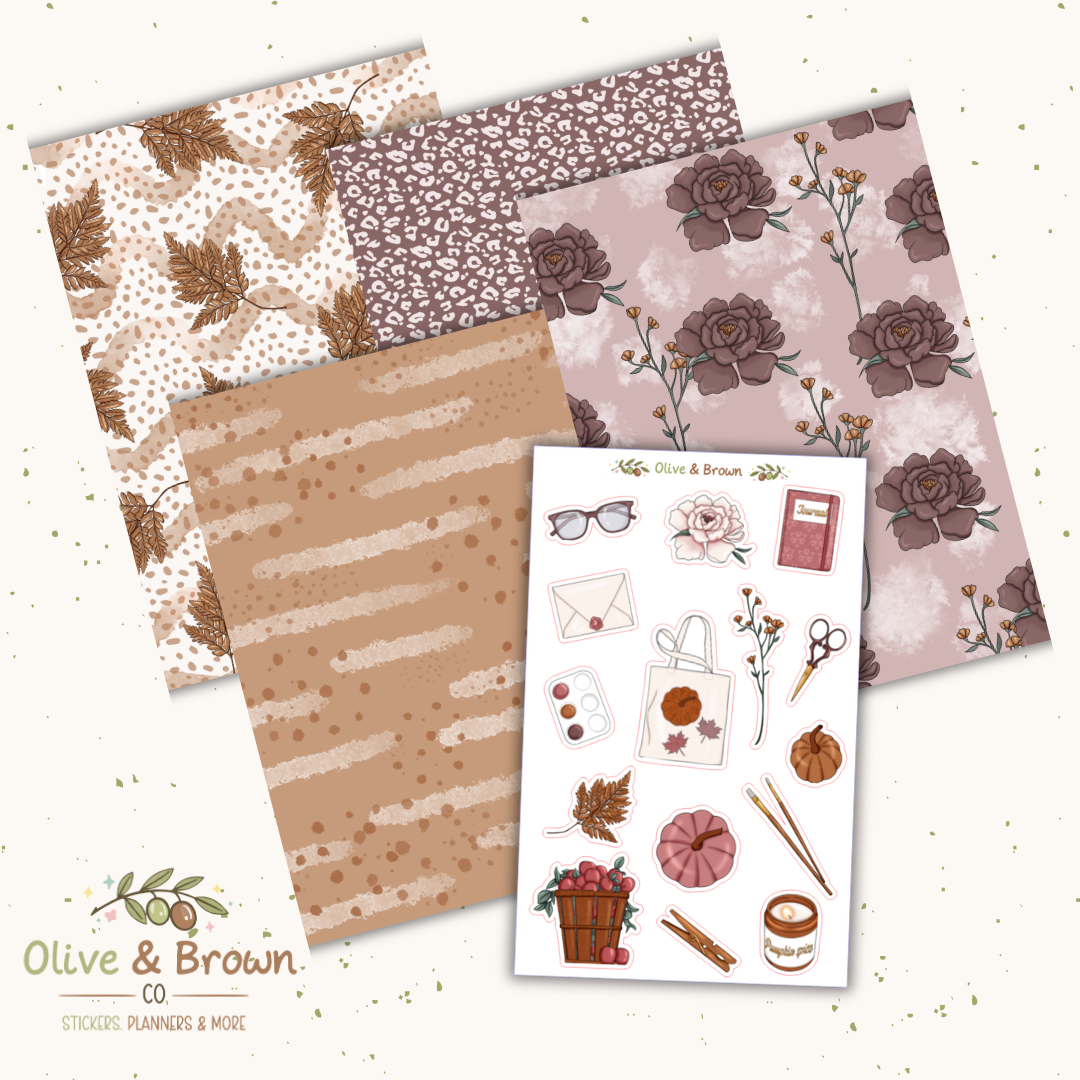 Fall Feels II Junk Journaling Kit