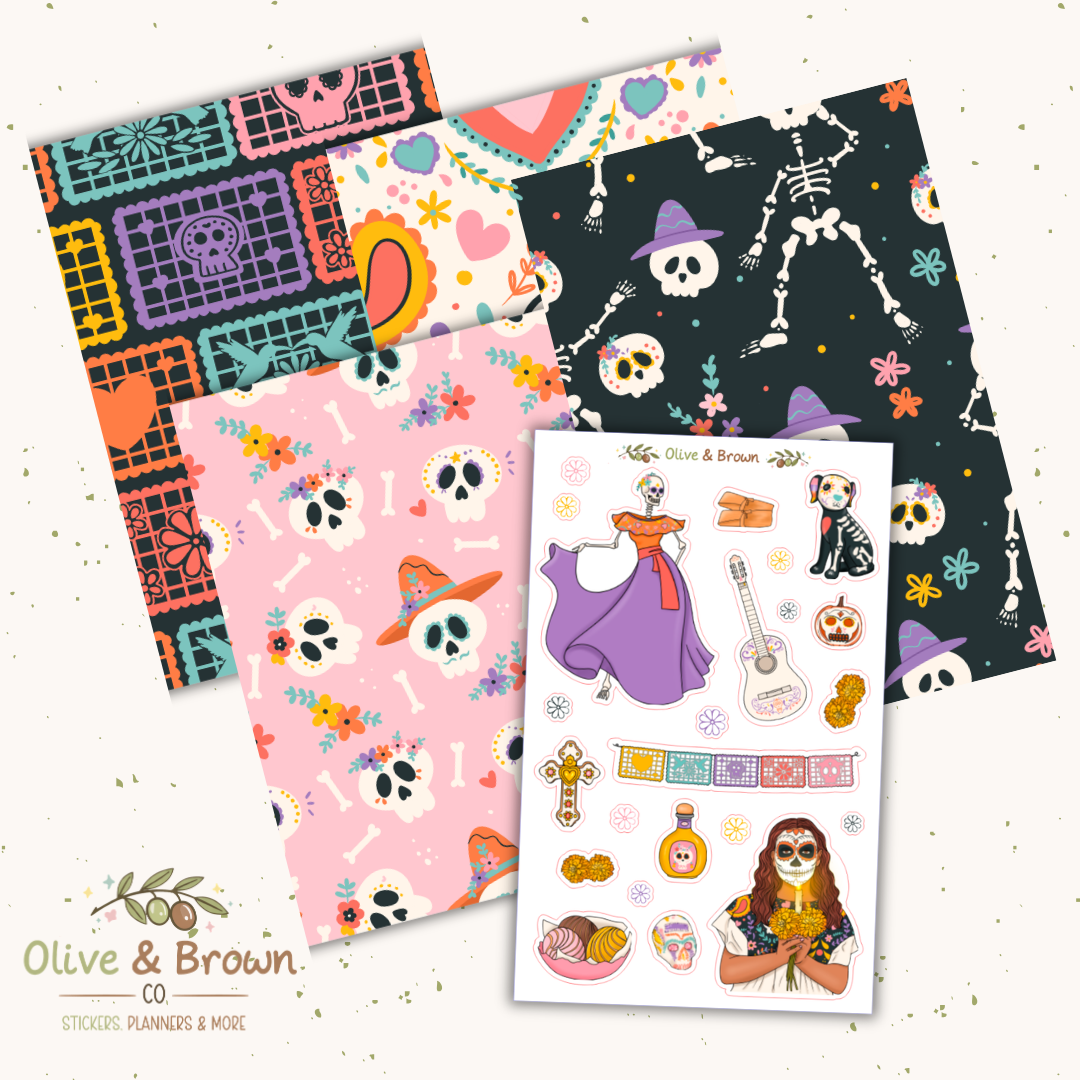 Dia De Muerto II Junk Journaling Kit