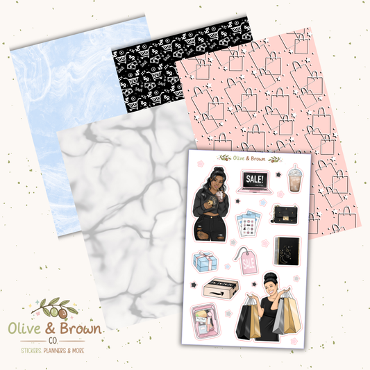 Shopping Spree II Junk Journaling Kit