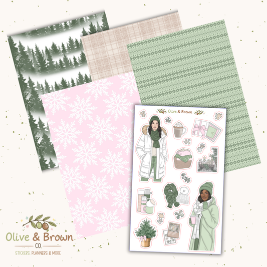 Snowy II Junk Journaling Kit