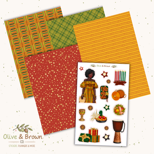 Kwanzaa II Junk Journaling Kit