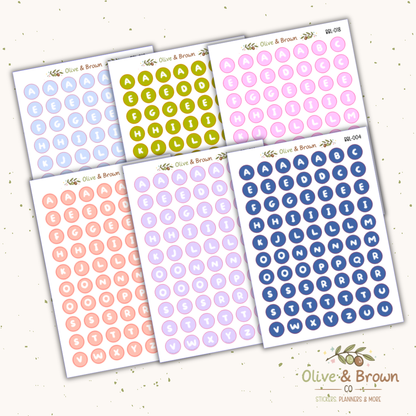 Bubble Letter Sheets II V1