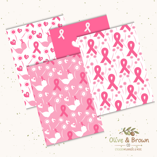 Breast Cancer Awareness II Journal Backgrounds