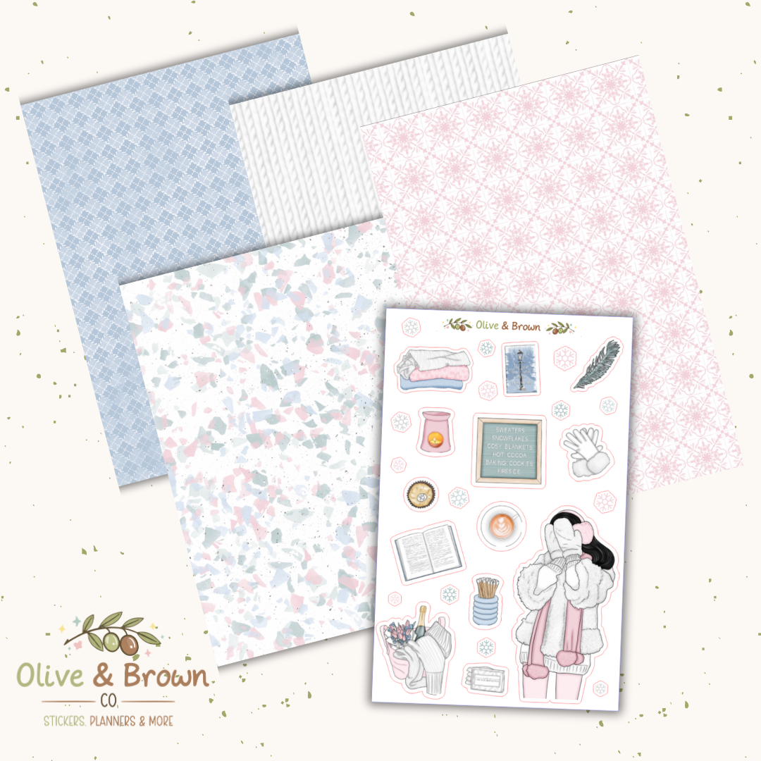 Frosty II Junk Journaling Kit
